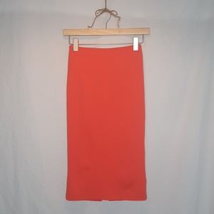 American Appareal Coral Pencil Skirt
